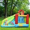 Multicolor Inflatable Bouncer 6-in-1 with Climbing Wall and Hoop No Blower